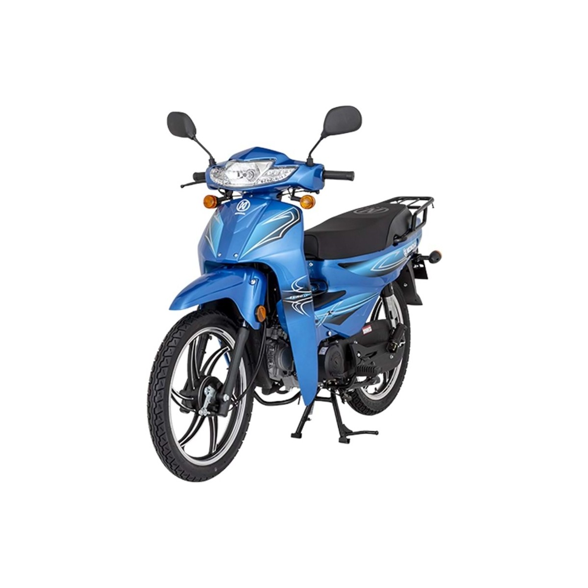 110000103994879.jpg Mondial 50 Sfc Mini EC Mavi Elektrikli Motosiklet Çevre Dostu Tasarım Yüksek Taşıma Kapasitesi