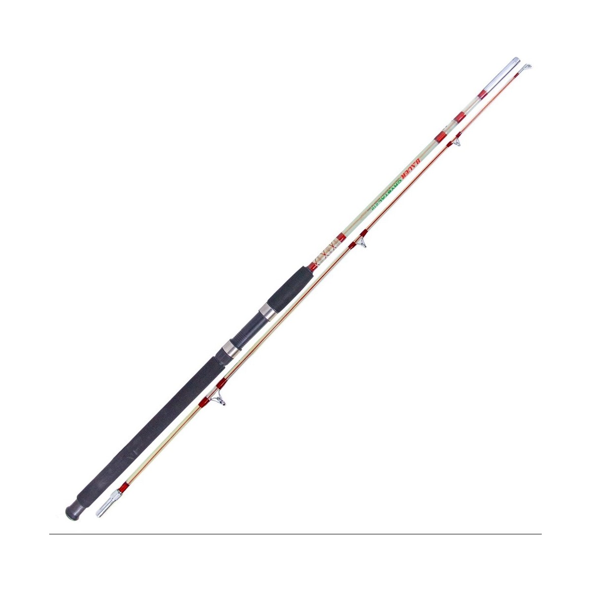 110000384070081.jpg Bauer Crystal Iki Parça Dolgu Şeffaf Olta Kamışı (2.40MT)