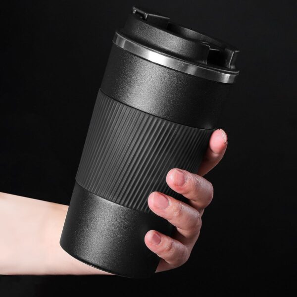 Weather Forecast 304 L Kilitli Çelik Mat Siyah 510 ml Kahve Termos Mug CIN405SY