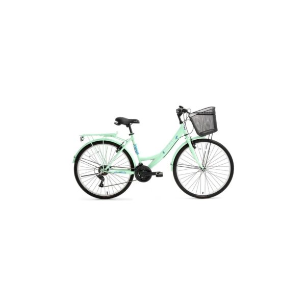 110000671667330.jpg Bisan Lotus-24 KADRO:34cm Şehir Bisikleti 3x7 Vites 24 inç Jant Kadınlar İçin Mint Yeşili Renkli Tasarım