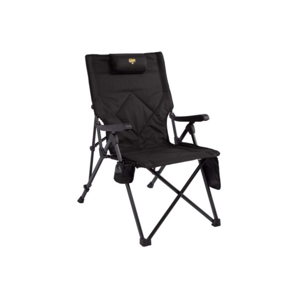 110000674822692.jpg Funky Chairs Comfort 3 Kademeli Katlanabilir Kamp Sandalyesi - Siyah Konforlu Sünger Dolgulu Tasarım