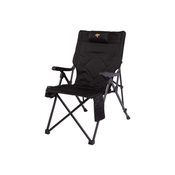 110000674822694.jpg Funky Chairs Comfort 3 Kademeli Katlanabilir Kamp Sandalyesi - Siyah Konforlu Sünger Dolgulu Tasarım