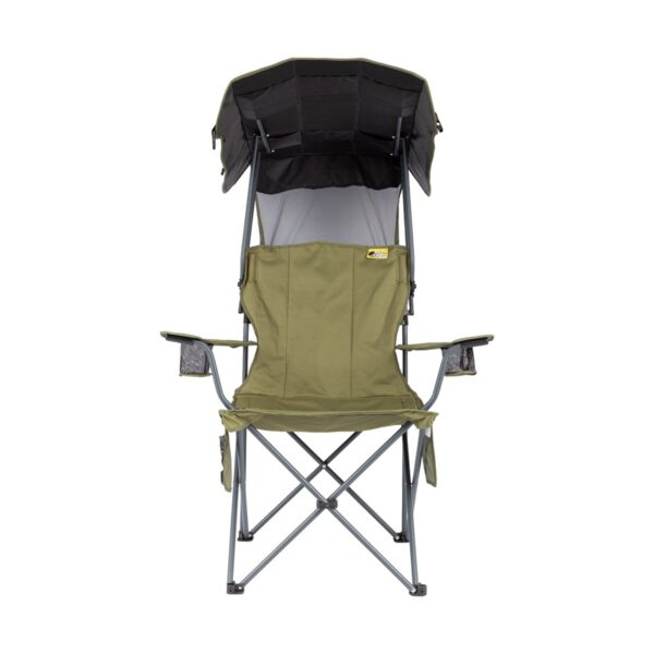 110000758801545.jpg Funky Chairs Funky Chaırs Haki Katlanabilir Gölgelikli Kamp Sandalyesi Metal Malzeme ile 125 kg Kapasite