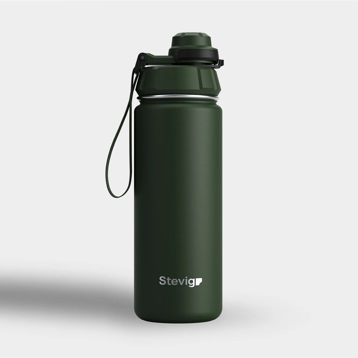 110000767094315.jpg Stevig 1 Hand Leak-Proof Sızdırmaz Çelik Termos 500 ml Green ST-208