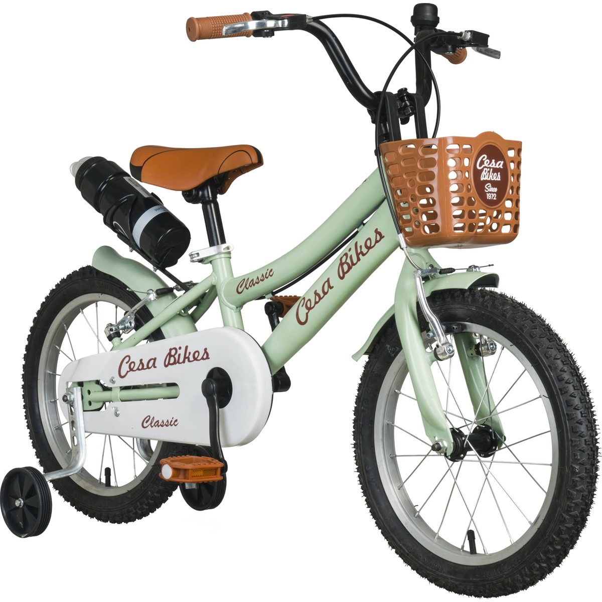 Cesa Bisiklet CESA BİSİKLET Cesa Bikes Coffee Collectıon 16 Jant Özel Kabartma Etiket 4-7 Yaş Pastel Yeşil Çocuk Bisikleti