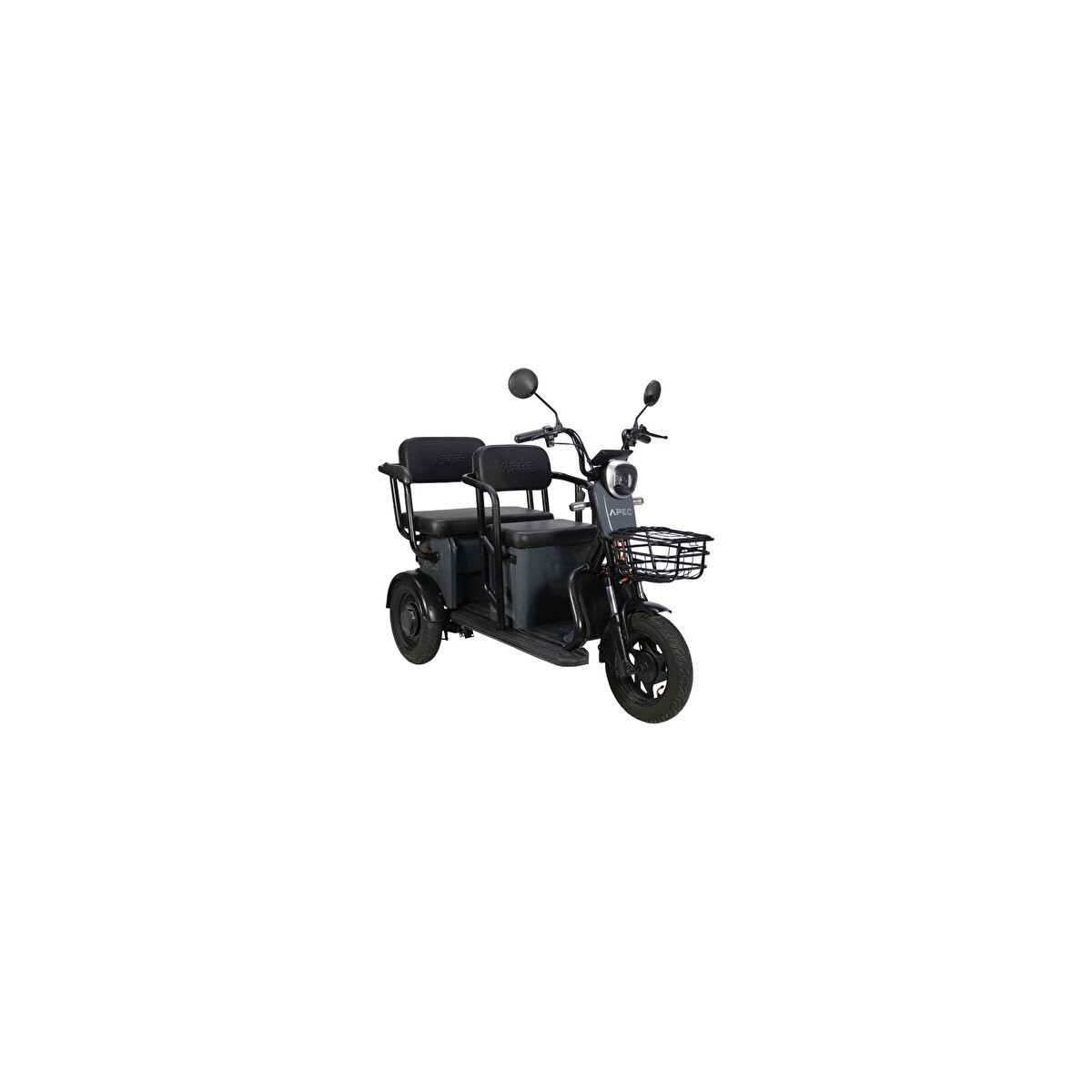 110000955146340.jpg APEC 3 Tekerli Elektrikli Motosiklet Gri 250 kg Taşıma Kapasitesi ve 60V Batarya ile Güçlü Performans