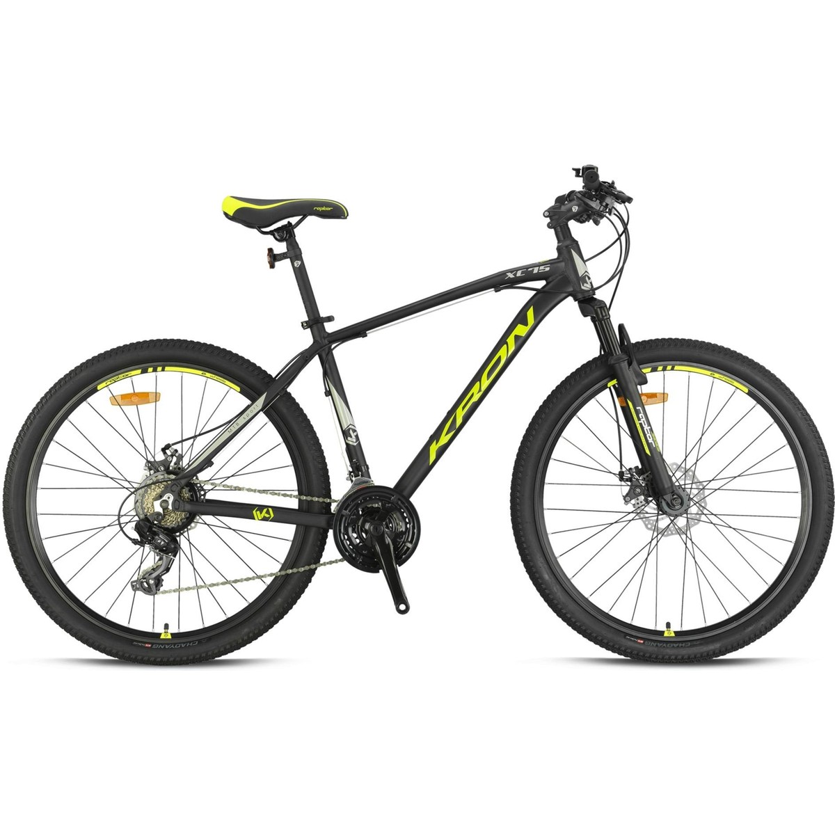 Kron Xc 75 - 27.5  Mtb - 18' - 21 Vites - M.Dısc. - Mat Siyah-Neon Sarı/Bej