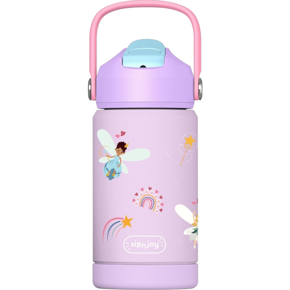 110001061951941.jpg SipnJoy Lila Renkli Çocuk Su Termosu 360 ml Paslanmaz Çelik Ergonomik Tasarım Özellikli