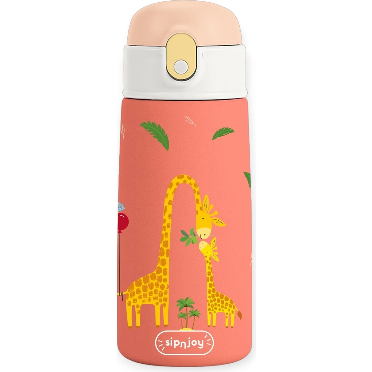 SipnJoy Sipsquad Çocuk Termosu 480 ml Paslanmaz Çelik Renkli Eğlenceli Tasarım