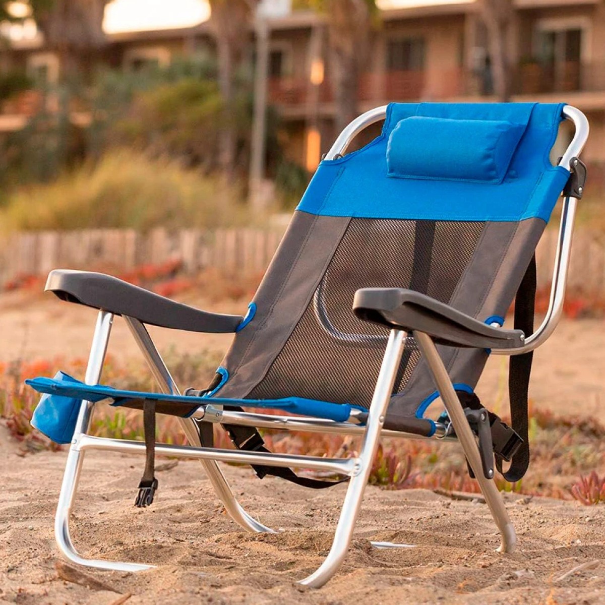 110001102706191.jpg FUNKY CHAIRS Beach Star Light Alüminyum Plaj Şezlong Sandalye- Blue
