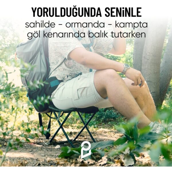 110001155589909.jpg Enkado Ultra Hafif El Çantası Boyutunda Katlanır Kamp Sandalyesi Portatif Taşınabilir Piknik Sandalyesi Cep Taburesi