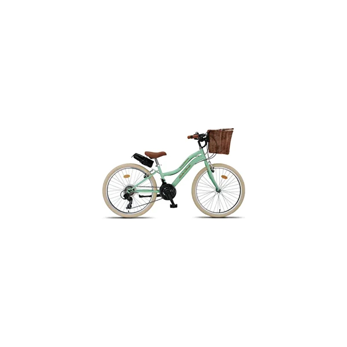 110001183731389.jpg Trendbisiklet Retro Classic Şehir Bisikleti 24 Jant Shimano 21 Vites Yeşil Kadro 16 inç Unisex Kullanım