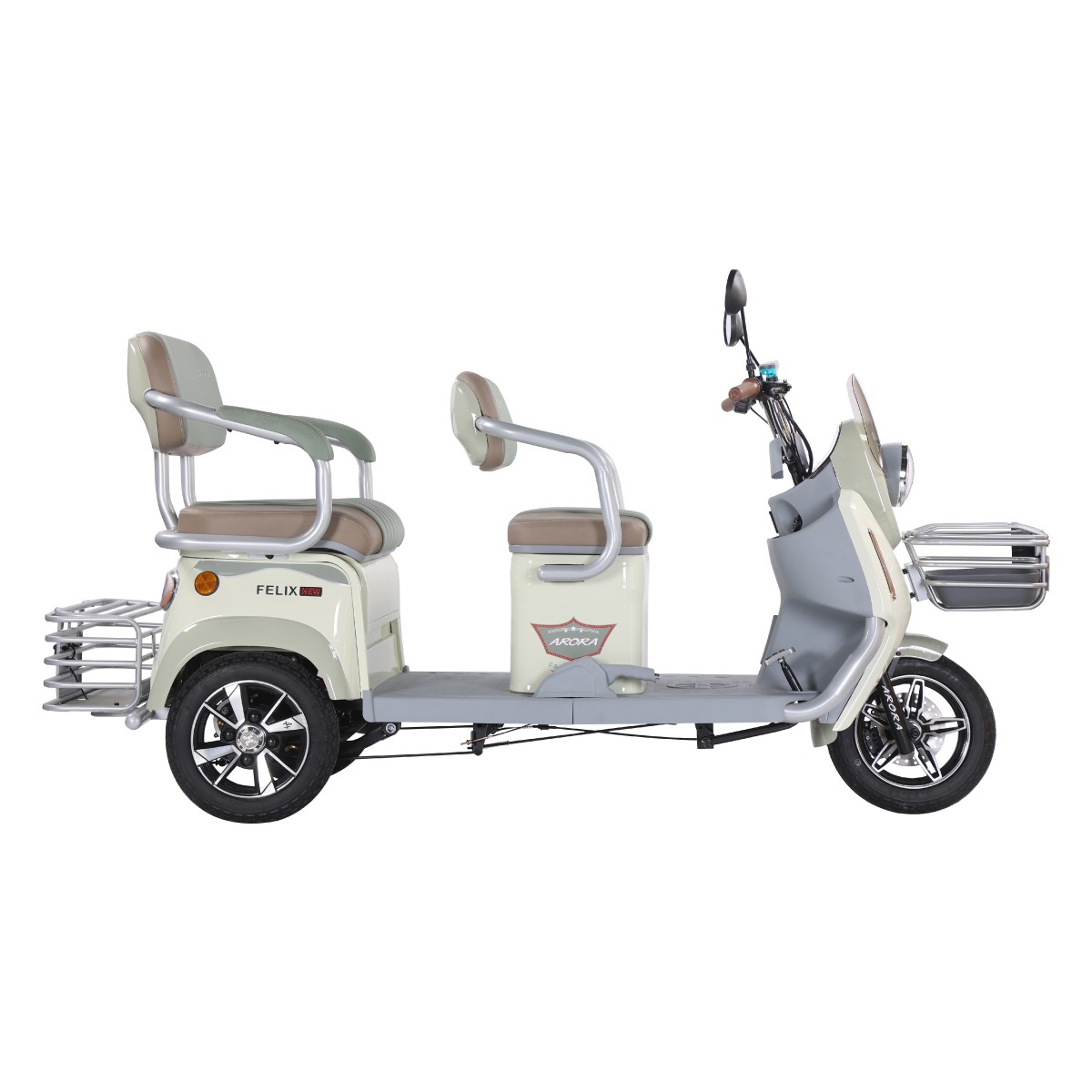110001372098404.jpg Arora Felix New Elektrikli 3 Tekerlekli Moped Geniş Koltuk