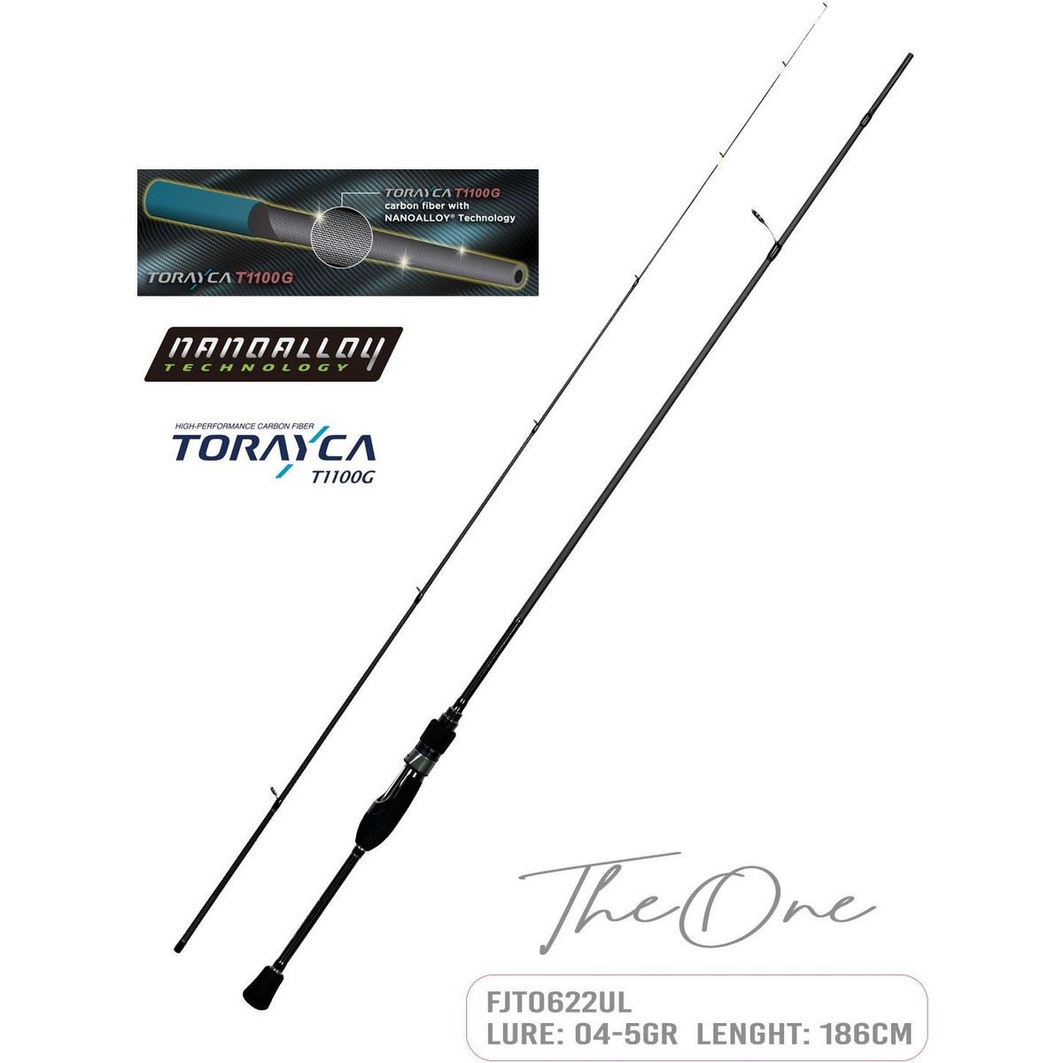 110001400728821.jpg Fujin Fujin Theone 186CM 04-5gr Lrf Kamışı 622UL