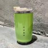 SkyNest Smeg Mug Bardak 240 ml Paslanmaz Çelik Sızdırmaz Termos Yeşil Renkli Tasarım TERMOS240ML