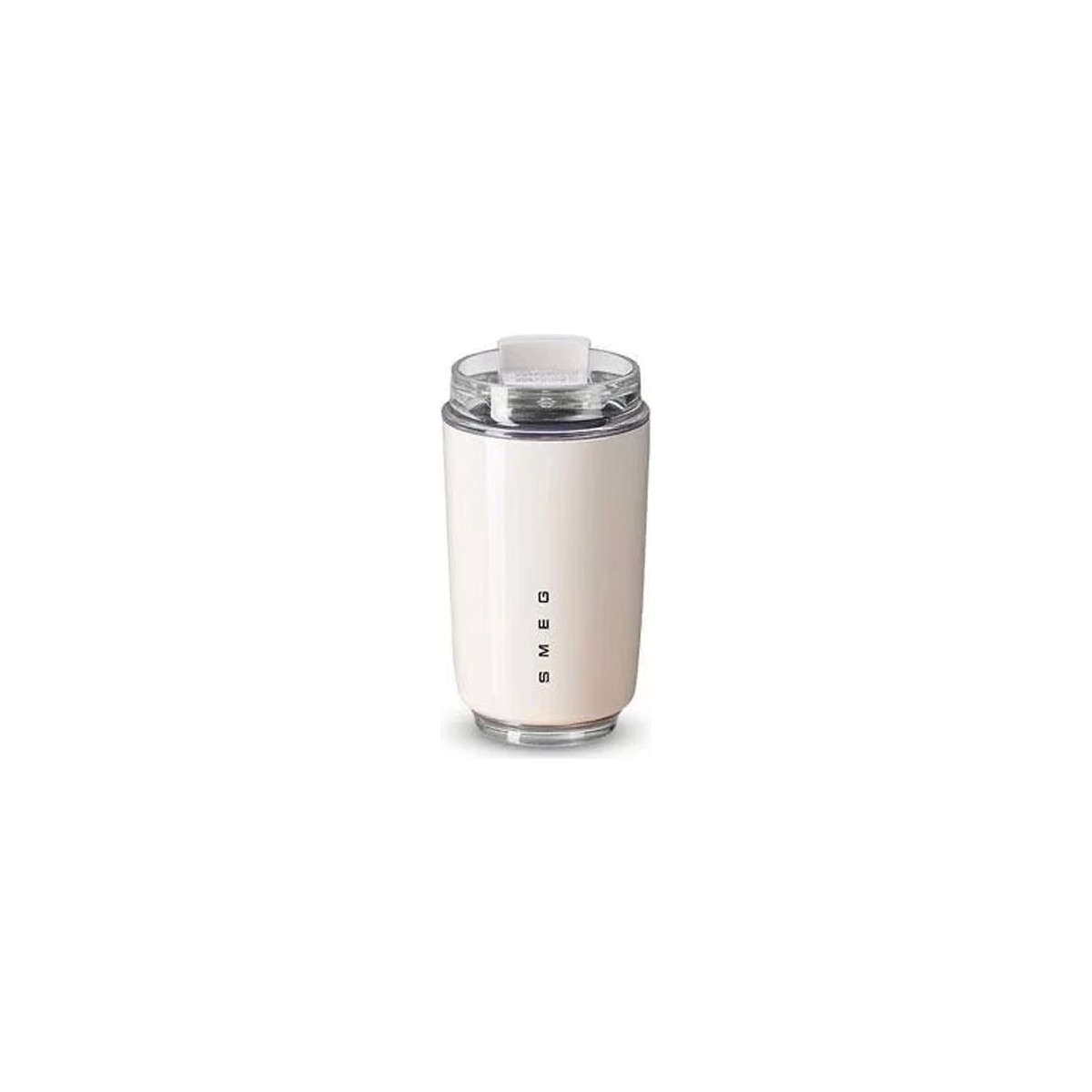 Skynest Smeg Mug Bardak Termos 240ML Paslanmaz Çelik Sızdırmaz Krem Renkli Tasarım