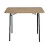110001567568865.jpg Bofigo Çam Desenli Katlanır Masa Ahşap Metal 60 x 80 cm Balkon Bahçe Piknik Masası