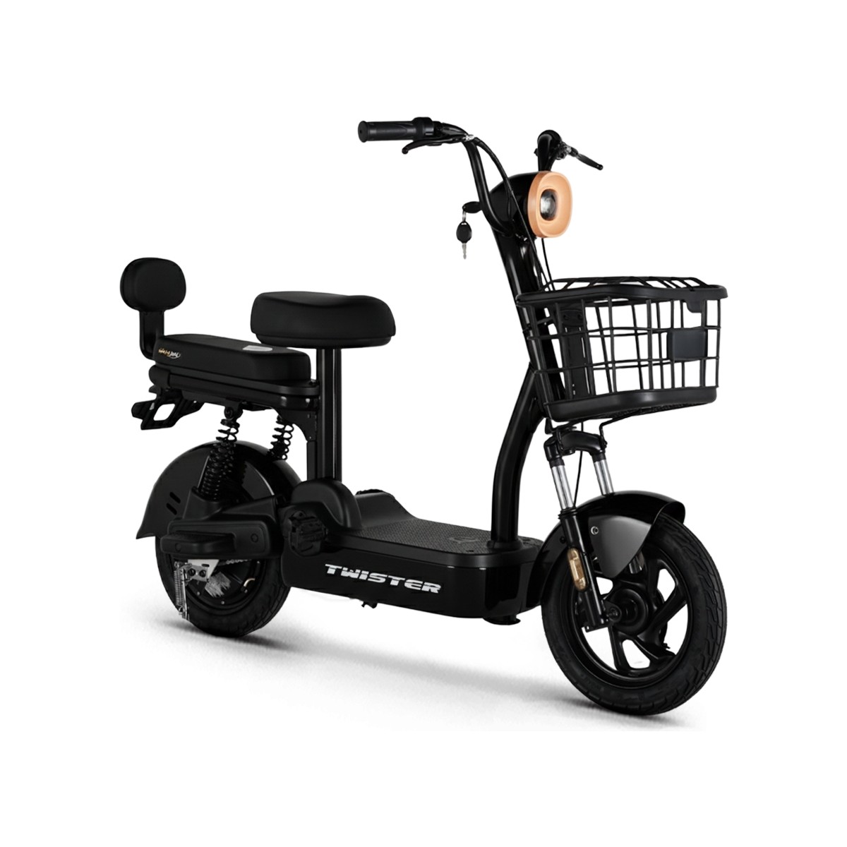 110001599417400.jpg Skyjet Twister Elektrikli Motosiklet 48V 12Ah Batarya 75 kg Taşıma Kapasitesi 2 Tekerlekli