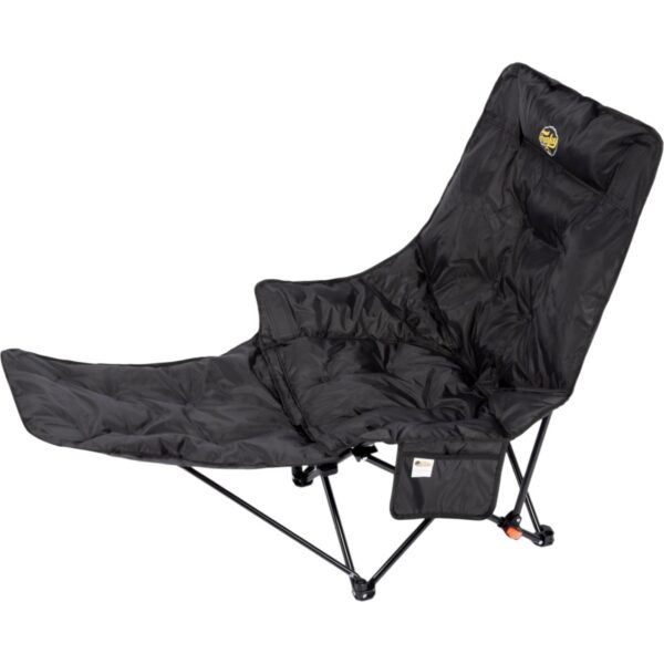 110001770278563.jpg Funky Chairs Stella 4 Kademeli Ayarlanabilen, Ayak Uzatmalı, 500 gr Elyaf Dolgulu, Bardaklıklı, Eşya Cepli, Taşıma Çantalı, Yatabilen Portatif Şezlong Tipi Plaj Kamp Bahçe Sandalyesi -Siyah