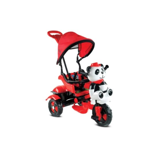 110001771760923.jpg Babyhope Little Panda Kırmızı Siyah Lüx Bisiklet 1-4 Yaş Arası Çocuklar İçin Güvenli ve Eğlenceli